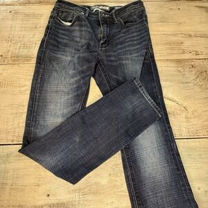 BKE Alec Blue Skinny Jeans 30x30 Medium Washed Denim Buckle EUC